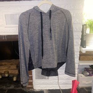 LOFT Lou & Grey Multi Fabric Sweatshirt Size M